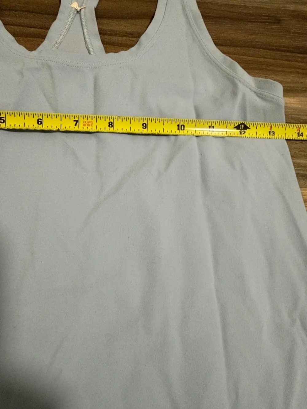 Lululemon Cool Racerback Tank Top Size 6 Light Blue Yoga Athletic Shirt